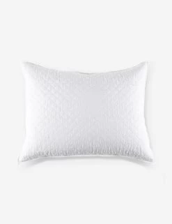 Hampton Quilted Pillow By Pom Pom At Home -Furniture Store hampton white big pillow ba2f3a32 51cf 4906 a0cf 2fe732684746