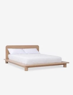 Kiral Bed By Sun At Six -Furniture Store kiral platform bed headboard nude 2 1