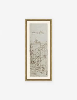 Canaletto Drawing Prints (Set Of 2) -Furniture Store lulu 20 0006a