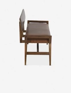 Sienna Leather Bench -Furniture Store lvr00121 2