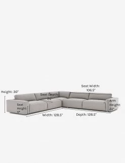 Mackenzie Corner Sectional Sofa -Furniture Store mackenzie corner sectional sofa ash