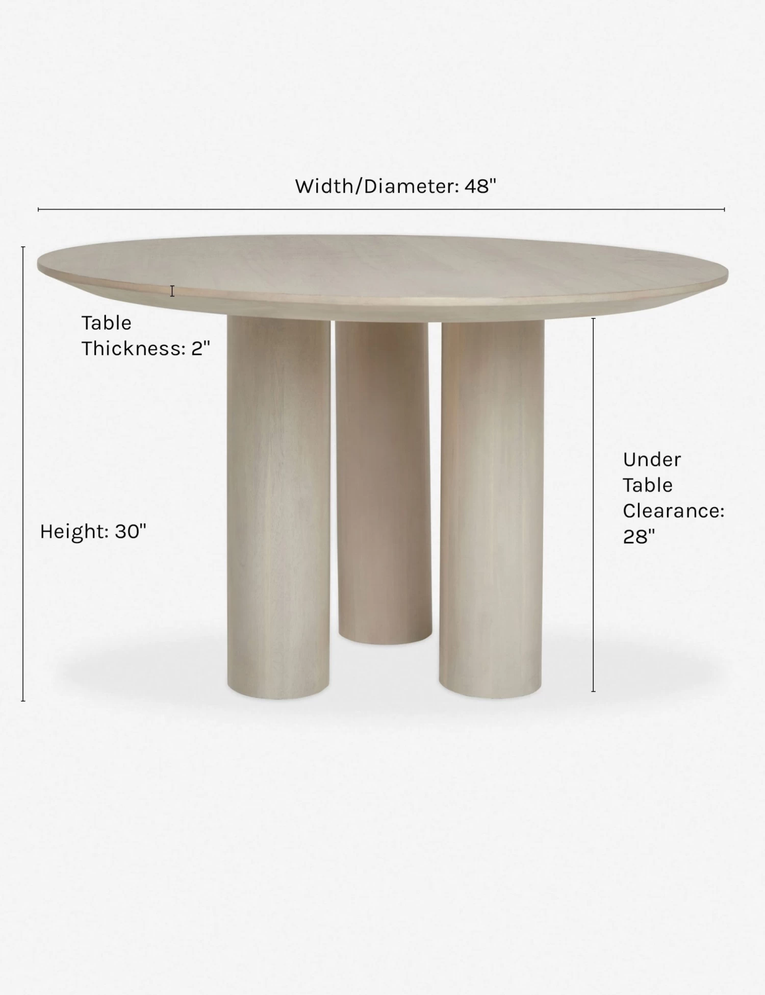 Mojave Round Dining Table 9 Mojave Round Dining Table - Image 9