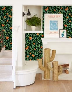 Orange Crush Peel + Stick Wallpaper -Furniture Store orange crush wallpaper by nathan turner onyx 1 44365a19 8f9d 488c bb29 6e6abde8b5d4