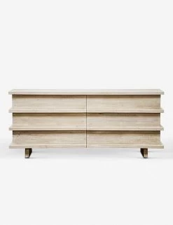 Corliss 6-Drawer Dresser, White Wash