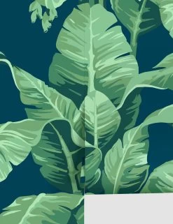 Pacifico Palm Wallpaper By Nathan Turner -Furniture Store pacifico palm removable wallpaper by nathan turner indigo