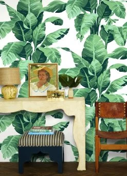 Pacifico Palm Peel + Stick Wallpaper By Nathan Turner -Furniture Store pacifico palm removable wallpaper by nathan turner ivory 1 64aa7589 b3d7 4f24 ac39 72450a7a3643