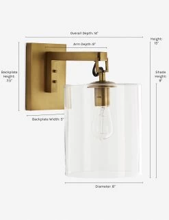Parrish Sconce By Arteriors -Furniture Store reveka sconce gold 2 1564991625 2