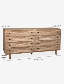 Sen 8-Drawer Dresser -Furniture Store sen 8 drawer dresser washed walnut